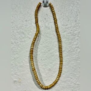 Vintage Wooden Bead Necklace